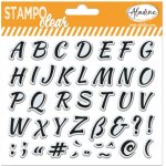 Aladine Gelová razítka Stampo Clear Abeceda – Hledejceny.cz