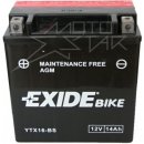 Motobaterie Exide YTX16-BS, ETX16-BS