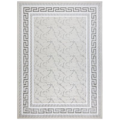 Dywany Łuszczów Gloss 2813 57 greek ivory/grey Béžová – Zboží Mobilmania