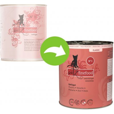 Petnature Catz Finefood losos & drůbež 6 x 800 g