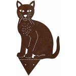 CORGARDEN Kočka 37 × 21 cm corten – Zboží Mobilmania