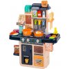 Dětská kuchyňka Kinderplay plastová kuchyňka s párou vodou světlem a zvukem