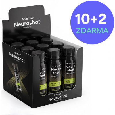 BrainMax NeuroShot 12 × 100 ml – Hledejceny.cz