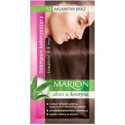 Marion Farbiaci šampón 4-8 umení 52 Velvet Brown 40 ml
