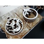 SENTOP | Ozdoby ze dřeva a plastu, Vánoční a Velikonoční ozdoby, dřevěné doplňky PR0044-Vintage decoration – Hledejceny.cz