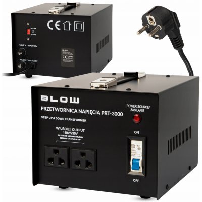 Měnič napětí BLOW PRT-3000 230V,110V 3000W (06433590) – Zboží Dáma