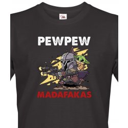 Pánské tričko Mandalorian Baby Yoda černá