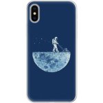 Pouzdro iSaprio - Moon 01 - iPhone X – Zboží Mobilmania