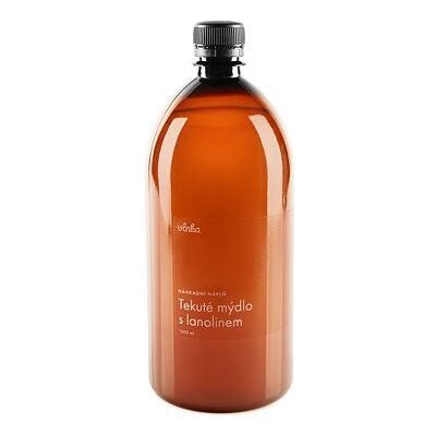 Vlnka tekuté mýdlo s lanolinem náhradní náplň 1000 ml – Hledejceny.cz