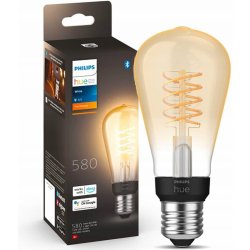 Philips LED Stmívatelná žárovka Hue WHITE FILAMENT ST64 E27/7W/230V 2100K