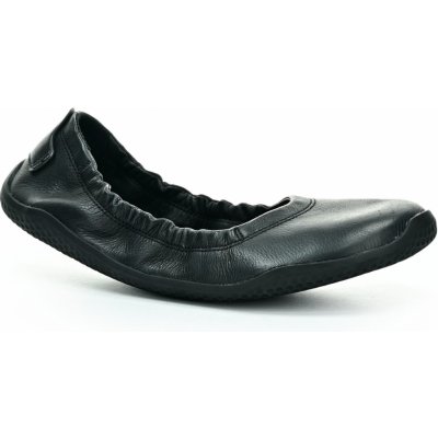 Vivobarefoot Asana Yin Ballerina Leather Womens Obsidian černá – Zboží Dáma