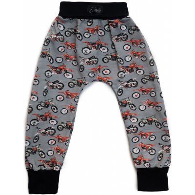 Esito Rostoucí dětské tepláky Motorky černá – Zboží Dáma