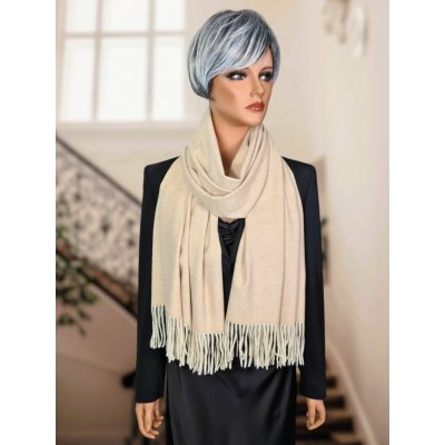 Classic Scarf vlněná šála světle béžová – Hledejceny.cz