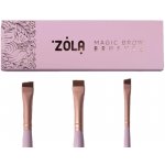 Zola set štětců světle růžová 3 ks – Zboží Dáma