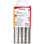 FISCHER vrtáky do betonu 5-12mm D-SDX čtyřbřité 545507 – Zboží Dáma