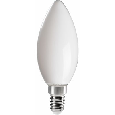 Kanlux LED žárovka XLED Filament Candle C35 6W, 810lm, E14, teplá bílá WW , Ra80, 320°, mléčná – Zboží Živě