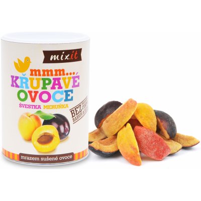 Mixit Švestka Meruňka Křupavé ovoce 65 g – Zboží Mobilmania