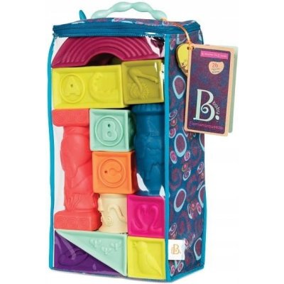 B.toys ElemenoSqueeze Soft Bricks Abeceda