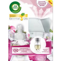 AIR WICK electric komplet Jemný satén a měsíční lilie 19 ml