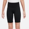 Dětské kraťasy a šortky Nike Sportswear Big Kids' Girls' Bike Shorts Black/White