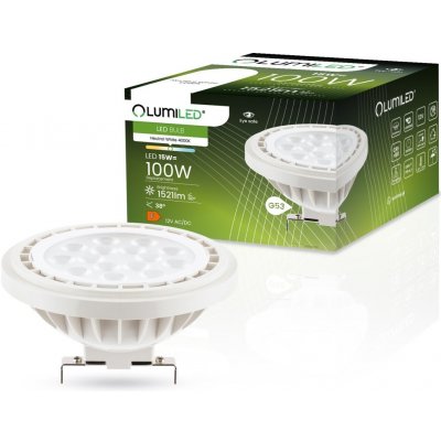 Lumiled LED žárovka LED G53 AR111 15W = 100W 1521lm 4000K Neutrální bílá 38° 12V