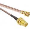 síťový kabel W-star Pigtail u.FL (IPEX MHF1) RSMA/F Profi 21cm UFLRSMAF21