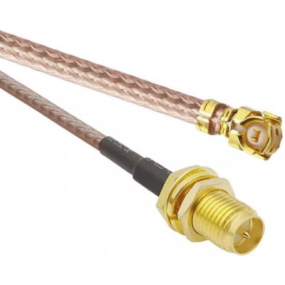 W-star Pigtail u.FL (IPEX MHF1) RSMA/F Profi 21cm UFLRSMAF21 – Zbozi.Blesk.cz