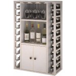 Expovinalia Regál na víno CORULLÓN Borovice s bílým nátěrem – Sleviste.cz