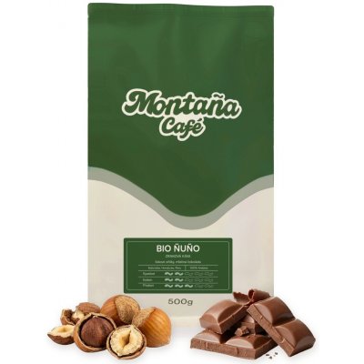 Café Montaña Bio Ñuño bio zrnková 0,5 kg – Hledejceny.cz