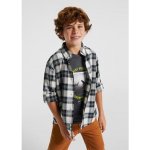 Mayoral kostkovaná chlapecká košile s příměsí lnu 6117-51 – Sleviste.cz