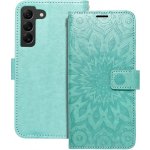 Pouzdro Forcell MEZZO Book SAMSUNG Galaxy S22 mandala zelené – Zboží Živě