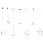 Star Trading Závěsný světelný řetěz Dew Drop Stars 84xLED hvězdy | stříbrná – Hledejceny.cz