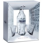 Finlandia 40% 0,7 l (dárkové balení 2 sklenice) – Hledejceny.cz
