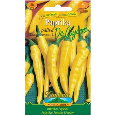 Nohel Garden Paprika zeleninová pálivá DE CAYENNE, žlutá – Zboží Mobilmania