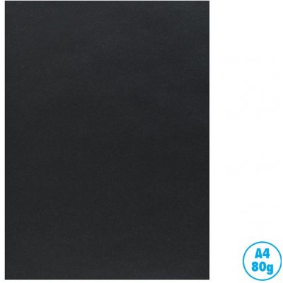 Barevný papír A4 130 g černý č. 90 – Zboží Mobilmania