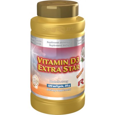 Starlife Vitamin D3 Extra Star 120 kapslí – Hledejceny.cz