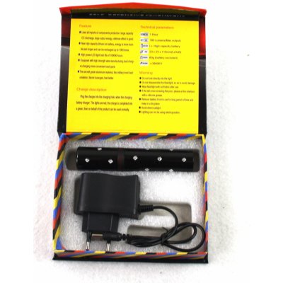 P.R.C. Paralyzér s LED svítilnou Černá – Zbozi.Blesk.cz