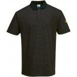 Portwest Polokošile ESD AS21 krátký rukáv antistatická Černá S – Zboží Dáma