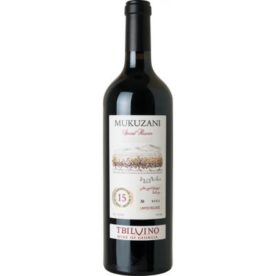 Tbilvino Mukuzani Special Reserve 2021 Červené 14,5% 0,75 l (holá láhev) – Hledejceny.cz