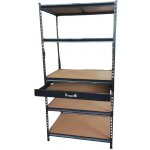 Chomik Regál 180 x 90 x 60 5 polic + šuplík Lakovaný – Hledejceny.cz