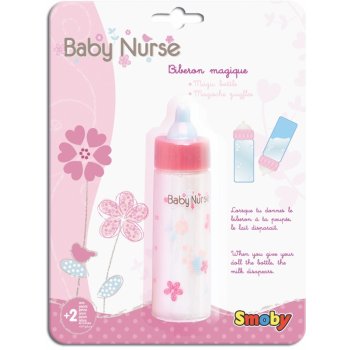 Smoby 24038 Baby Nurse fľaška s mliekom pre bábiku +2 rokov 12,5 cm