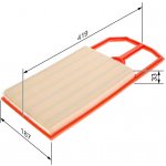 Vzduchový filtr BOSCH 1 457 433 716 – Hledejceny.cz