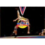 Akrylátová medaile Řecko-římský zápas Zlatá – Zboží Mobilmania