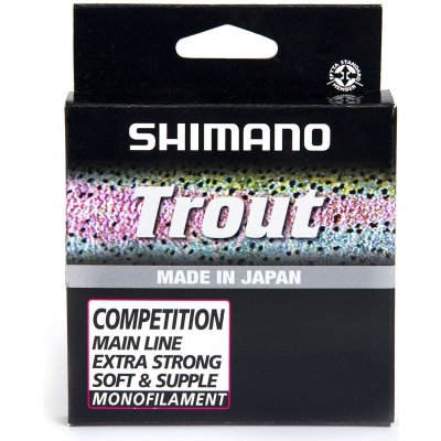 Shimano Trout Competition Mono Red 150m 0,20mm 3,27kg – Zboží Mobilmania