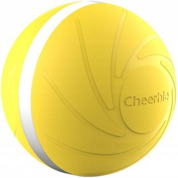 Cheerble Interactive ball for dogs and cats W1 Yellow