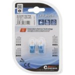 Compass 4LED 12V T10 modrá 2ks 33712