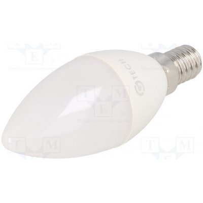 GTV Poland GT-C37WW5W-3 Žárovka LED teple bílá E14 230VAC 5W 180° 3000K 3ks.