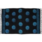 Sarong BOB Batik Mandala černo-tyrkysový – Zboží Mobilmania