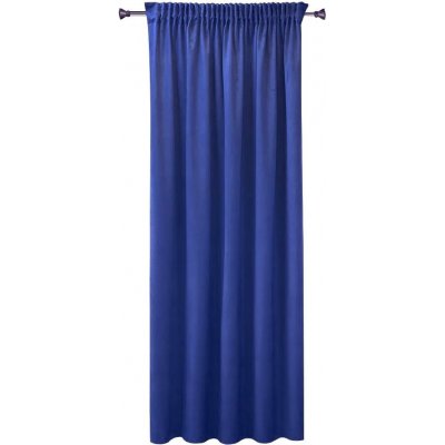 4 sleep Jednobarevný hotový závěs 75 × 150 cm - Bella tmavě modrý – Sleviste.cz