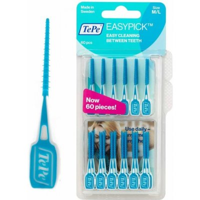 Tepe EasyPick dentální párátka M/L 60ks – Zboží Dáma